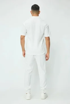 Ensemble plissé t-shirt et pantalon