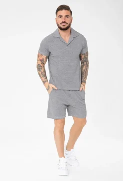 Ensemble polo short maille piquée