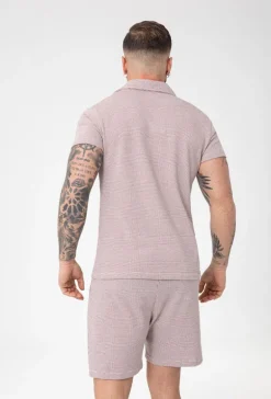 Ensemble polo short maille piquée