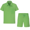 Ensemble polo short texturé