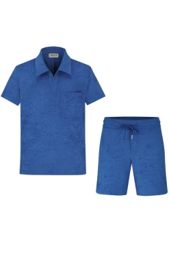 Ensemble polo short texturé