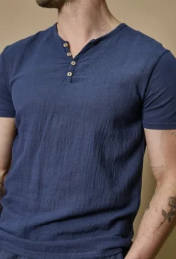 Ensemble polo short uni effet lin