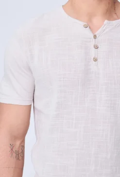 Ensemble polo short uni effet lin