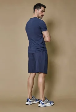Ensemble polo short uni effet lin