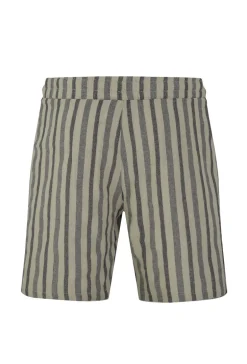 Ensemble short et chemise a rayures