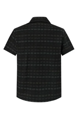 Ensemble short et chemise a motifs