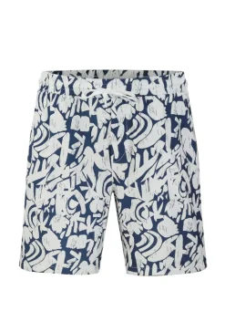 Ensemble short et chemise a motifs abstraits