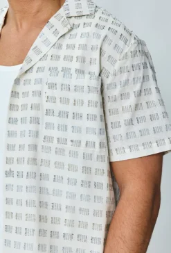 Ensemble short et chemise a motifs