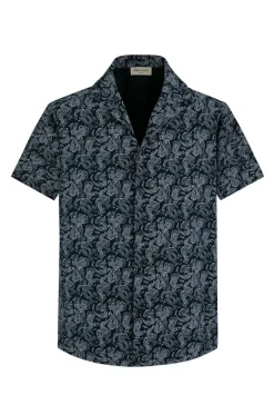 Ensemble short et chemise a motifs bandana