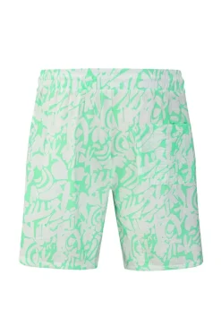Ensemble short et chemise a motifs abstraits