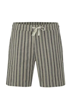 Ensemble short et chemise a rayures