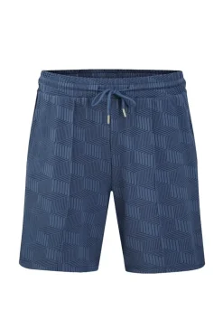 Ensemble short polo à motif géométriques