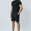 Ensemble short tshirt gaufré