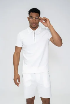 Ensemble short tshirt gaufré