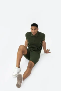 Ensemble short tshirt gaufré