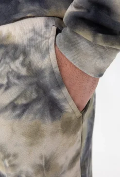Ensemble sweat & jogging motif tie and dye imprimé