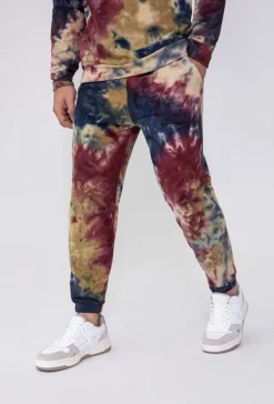 Ensemble sweat & jogging motif tie and dye imprimé