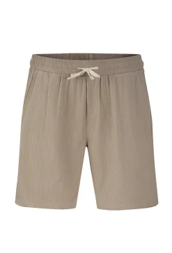 Ensemble texturé chemise short uni