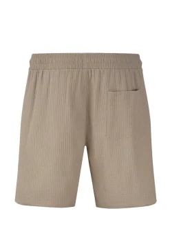 Ensemble texturé chemise short uni