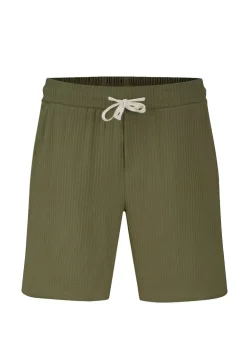 Ensemble texturé chemise short uni