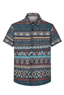 Ensemble tribal géométrique foncé