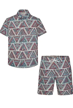 Ensemble tribal géométrique