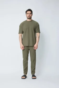 Ensemble t-shirt et pantalon uni