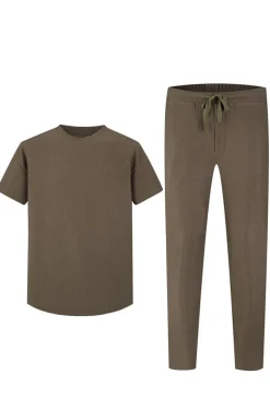 Ensemble t-shirt et pantalon uni