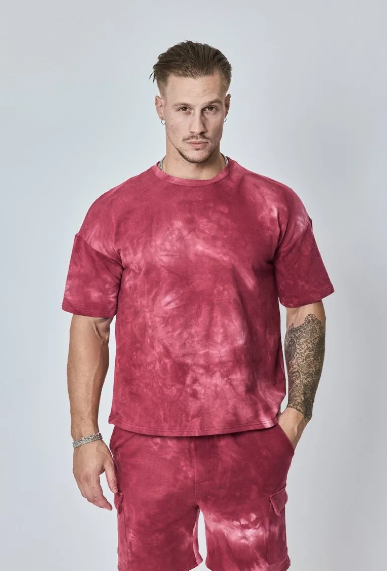 Ensemble tshirt et short tie and dye
