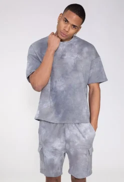 Ensemble tshirt et short tie and dye