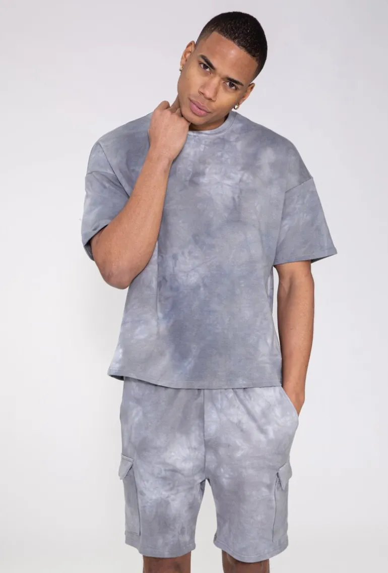 Ensemble tshirt et short tie and dye