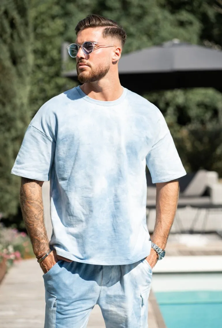 Ensemble tshirt et short tie and dye