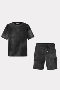 Ensemble tshirt et short tie and dye