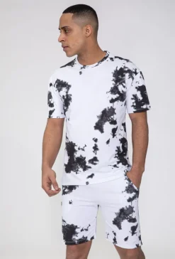 Ensemble tshirt short avec motif tâches