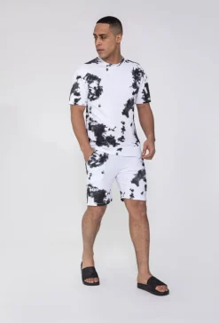 Ensemble tshirt short avec motif tâches