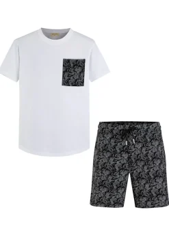 Ensemble t-shirt short bandana