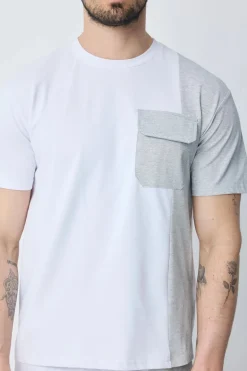 Ensemble t-shirt short bicolore