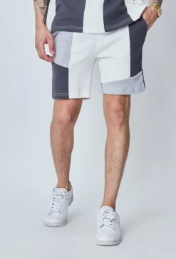 Ensemble t-shirt short patchwork