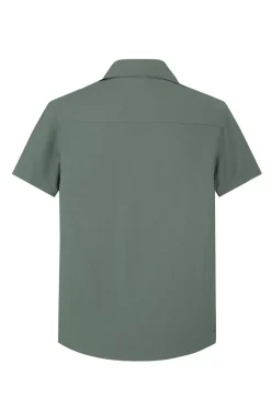 Ensemble uni chemise manches courtes short