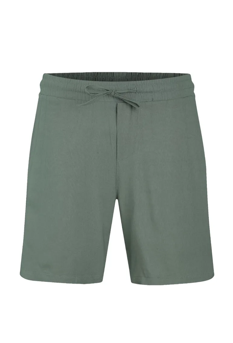 Ensemble uni chemise manches courtes short