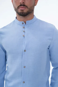Ensemble uni chemise manches courtes pantalon