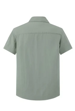 Ensemble uni chemise manches courtes short