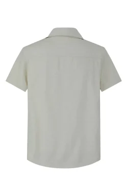 Ensemble uni chemise manches courtes short