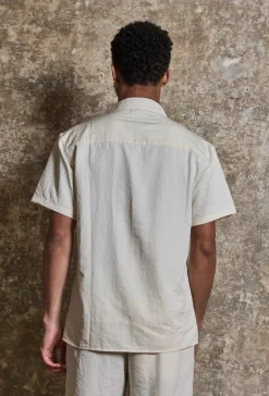 Ensemble uni chemise manches courtes short