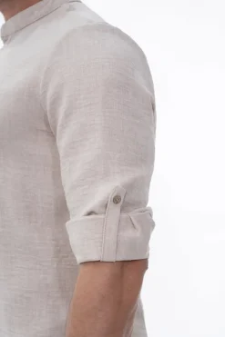 Ensemble uni chemise manches courtes pantalon