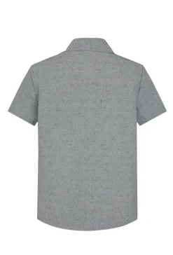 Ensemble uni chemise manches courtes short