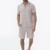 Ensemble uni chemise short