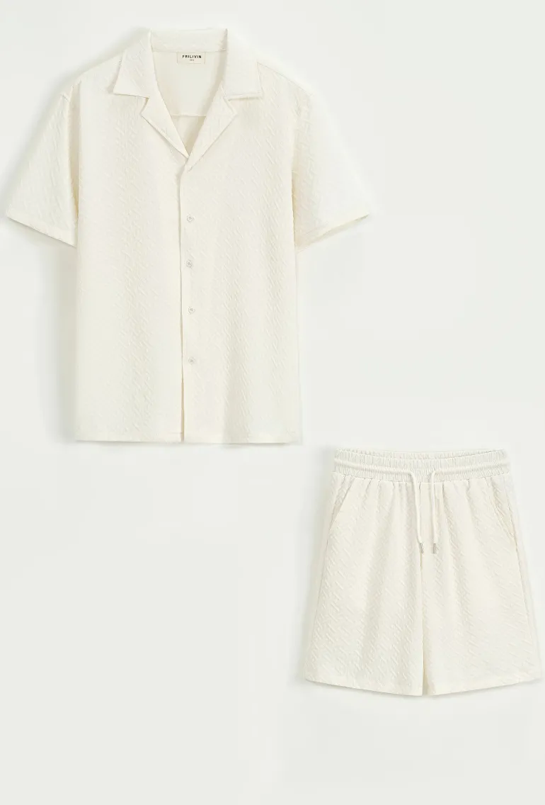 Ensemble uni chemise short