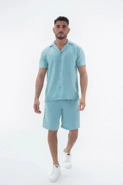 Ensemble uni chemise short