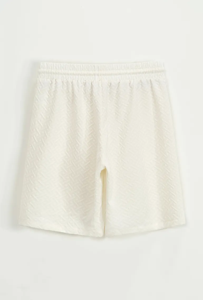 Ensemble uni chemise short
